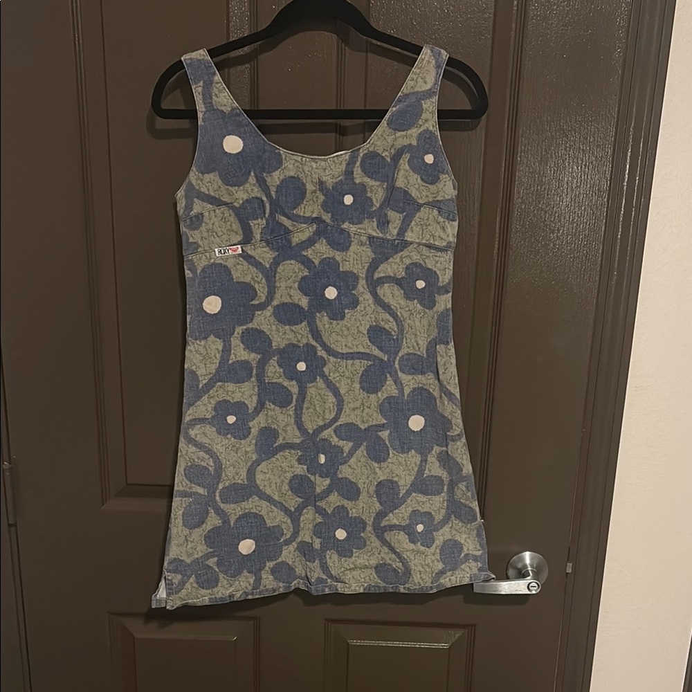 ✨Vintage Roxy✨Mini beachy floral dress
